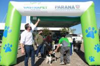 O Programa Permanente de Esterilização de Cães e Gatos ? Castrapet chega a Campo Mourão nesta terça-feira (03). Ao todo, 405 animais são aguardados no castramóvel do Governo do Paraná, entre cães e gatos. O programa é permanente e a meta é atingir 100% do Estado. - Curitiba, 02/08/2021 