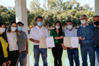 Governador Carlos Massa Ratinho Junior visita o Parque Urbano Xibiu, em Diamante do Norte. Foto: Jonathan Campos/AEN