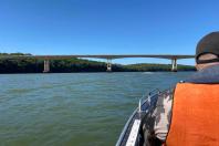 Força-tarefa do IAT fiscalizou pesca irregular ao longo de 170 km dos rios Ivaí, Paraná e Piquiri, nas regiões Oeste e Noroeste. - Curitiba, 14/12/2021