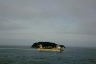 Orla de Matinhos: navio de 166 metros que fará a dragagem de areia já está no Paraná