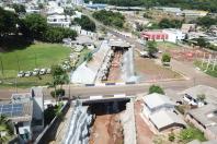 Com túnel finalizado, obras em canal de contenção de cheias de Francisco Beltrão chegam a 50%