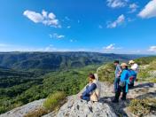 Trabalho de campo em expedição Pró-Espécies na RPPN Caminho das Tropas