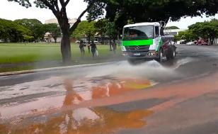 Higienização de ruas com Caminhão Pipa - Cianorte/PR