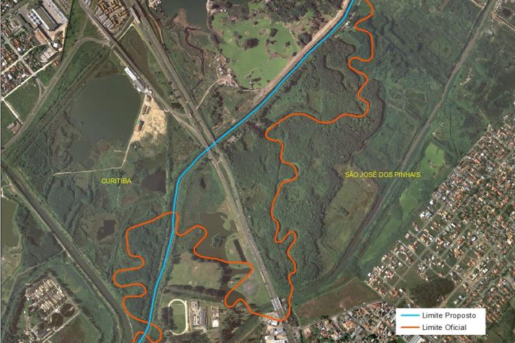 limite SJP e Curitiba