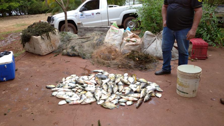 Apreensão pesca predatória