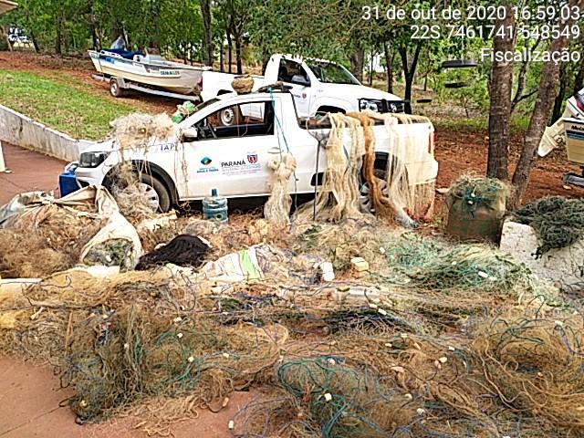 Apreensão pesca predatória