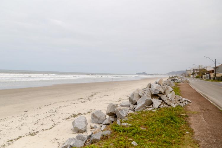 moradores apoiam as obras do litoral