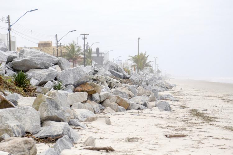 moradores apoiam as obras do litoral