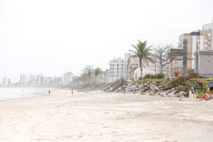 moradores apoiam as obras do litoral
