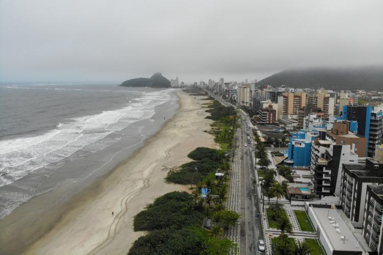 moradores apoiam as obras do litoral