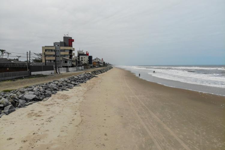 moradores apoiam as obras do litoral