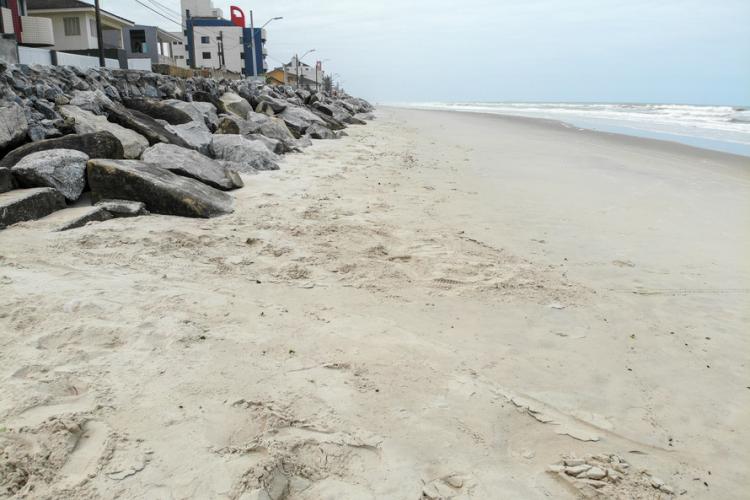 moradores apoiam as obras do litoral