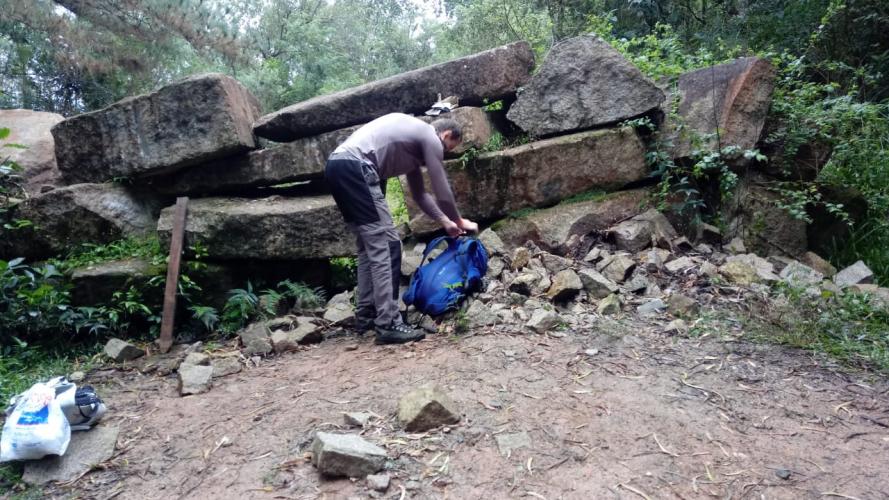 As trilhas do Parque Estadual Pico do Paraná e do Morro do Anhangava, atrativo do Parque Estadual Serra da Baitaca, receberam manutenção através de voluntários, neste final de semana. Ambos estão localizados na Região Metropolitana de Curitiba (RMC). - Curitiba, 14/05/2021 - Foto: Divulgação SEDEST