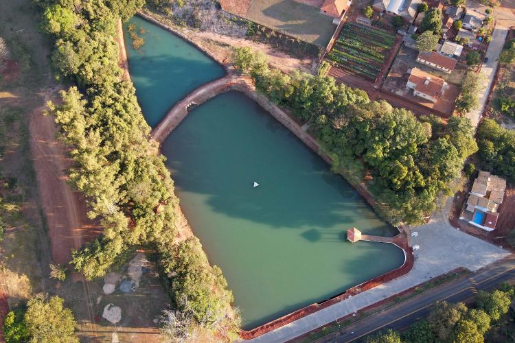 Governador Carlos Massa Ratinho Junior visita o Parque Urbano Xibiu, em Diamante do Norte. Foto: Jonathan Campos/AEN
