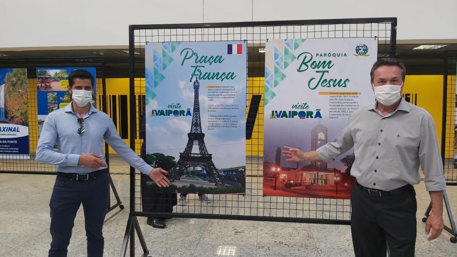 Exposição fotográfica no Aeroporto Afonso Pena apresenta atrações turísticas do Vale do Ivaí. Foto: SEDEST