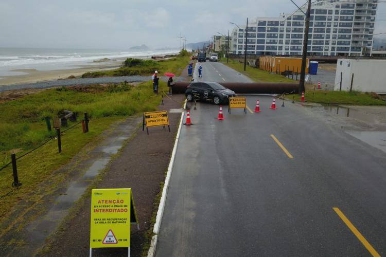 Interdição Orla de Matinhos