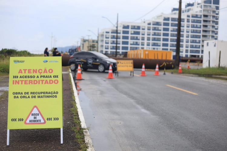 Interdição Orla de Matinhos