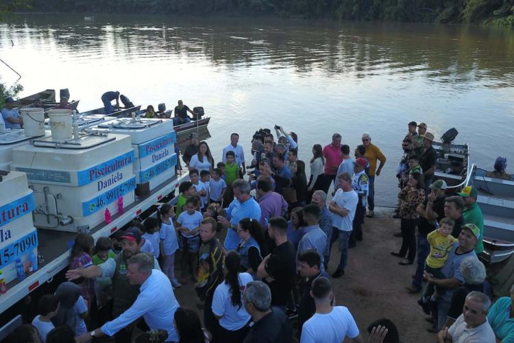 Soltura de peixes Japurá e Mariluz