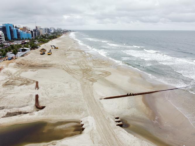 Lançamento da engorda de Matinhos