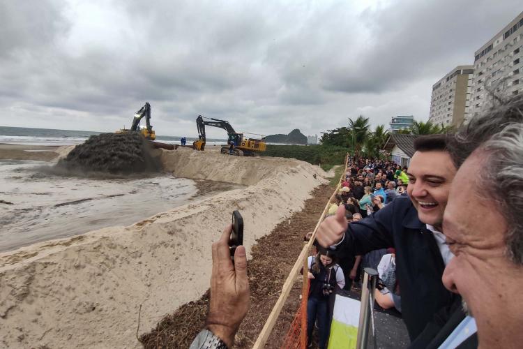 Lançamento da engorda de Matinhos