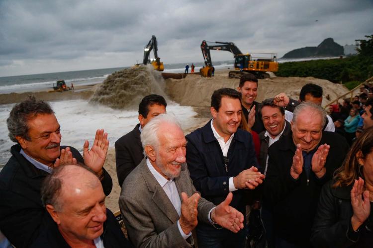 Lançamento da engorda de Matinhos