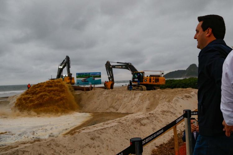 Lançamento da engorda de Matinhos