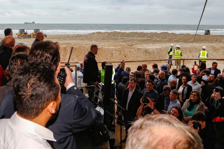 Lançamento da engorda de Matinhos