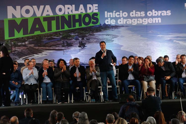 Lançamento da engorda de Matinhos