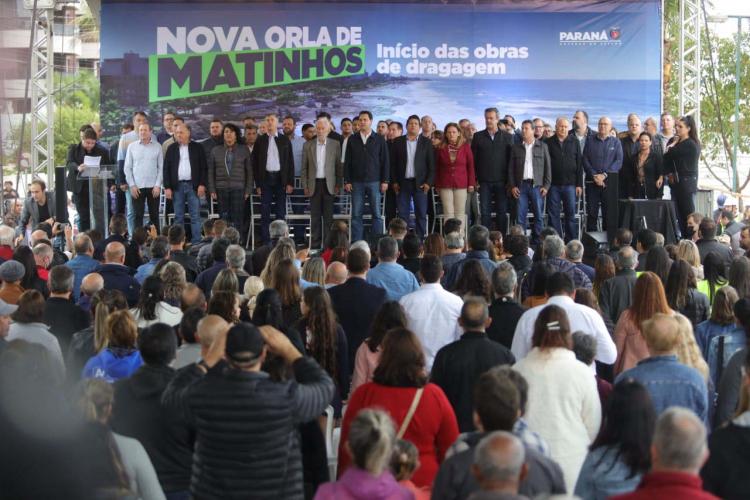 Lançamento da engorda de Matinhos