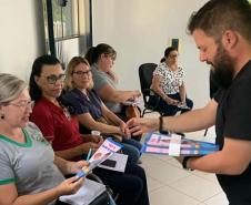 Treinamento das coordenadoras das escolas da rede municipal em Bandeirantes