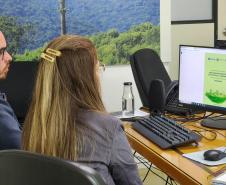 Reunião virtual com municípios da região de Londrina.