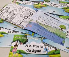 Cartilha elaborada pela equipe de Outorga do IAT ajuda no uso consciente da água.