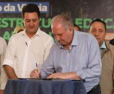 O governador Carlos Massa Ratinho Junior anuncia nesta quinta-feira (20) um pacote de investimentos para o município de União da Vitoria.  