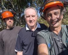 Ação de controle do pinus limpou em junho 11,2 hectares do Parque Estadual de Vila Velha