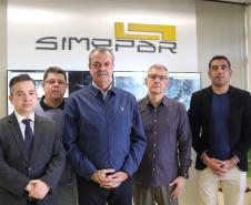 Equipe do Simepar durante a posse do novo diretor-presidente.