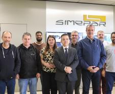 Equipe do Simepar durante a posse do novo diretor-presidente.