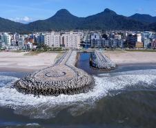Novo boletim da orla: revitalização de Matinhos atinge 94,33% em junho