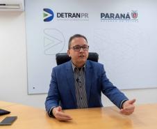O diretor-presidente do Detran Adriano Furtado.