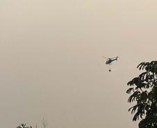 IAT combate focos de incêndios florestais no Noroeste do Paraná