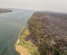 IAT combate focos de incêndios florestais no Noroeste do Paraná