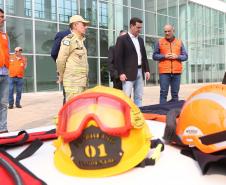 O governador Carlos Massa Ratinho Junior anunciou nesta terça-feira (10) investimento de R$ 21 milhões para ações de combate a incêndios florestais no Paraná.