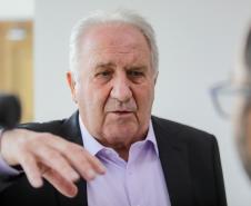 Curitiba, 02-09-24 - Governador Carlos Massa Ratinho Junior assina a contratação de estudos para a contenção de cheias e inundações para a região de União da Vitória.