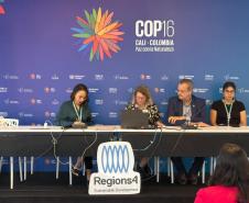 Comitiva paranaense apresentou os principais projetos de sustentabilidade do Governo do Estado durante a COP16