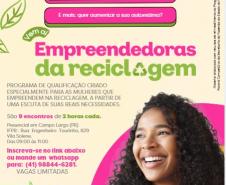 Estado vai lançar programa voltado a mulheres que trabalham com reciclagem