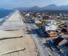 Microdrenagem avança e revitalização da Orla de Matinhos alcança 96%