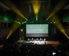 O governador Carlos Massa Ratinho Junior participou nesta terça-feira (5) do ESG Summit Brazil Journal, em São Paulo.