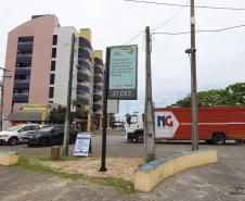 Painéis do Simepar que foram instalados no Litoral