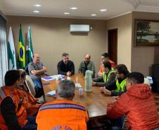 Equipes da Defesa Civil e IAT vistoriam pontos críticos em General Carneiro
