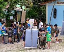 Ilha do Mel, 29 de janeiro de 2025 - Conscientização sobre ecossistemas na Ilha do Mel.