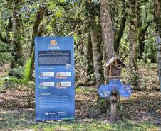 IAT começou a instalar placas educativas para preservar a fauna nativa da Ilha do Mel